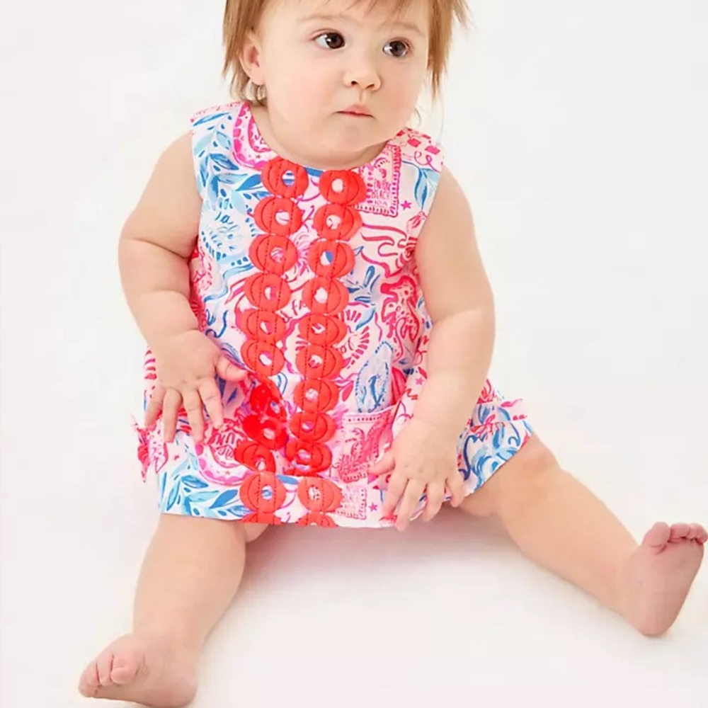 Lilly Pulitzer Baby Shift Dress, Sz 12-18 m